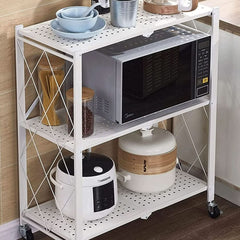 Scratch-resistant 3-frame storage rack in white, product number NK015 AL171 - Nimall