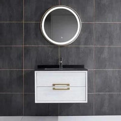 Vanity Model No. HS16326  Mirror Cabinet Ceramic Basin