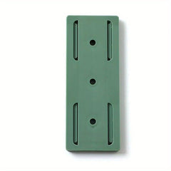 1pc Self-adhesive Wall Hook Socket Storage Holder Socket Organizer Fixer Powerful Traceless Wall-mounted