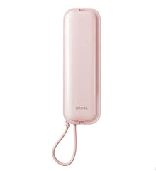 3-in-1 Power Bank with Built-In Cable and Wall Plug, 5,000mAh