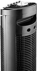 BLACK+DECKER Tower Fan, 50W, 65° Wide Oscillation, 3 Speeds, Low Noise, 120 Min Timer, Portable Design, Energy-Saving Timer, Ideal for Large Spaces, Stable and Safe, Black - TF50-B5