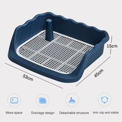 Indoor Dog Potty Tray,Puppy Toilet,Grid Puppy potty Training Litter Box