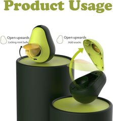 Catnip Toys, Avocado Spinning Removable Catnip Balls