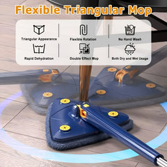 Triangle Mop with 360-Degree Rotating