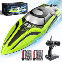 DEERC RC Boat with LED Light, 30+ Mins  LK017