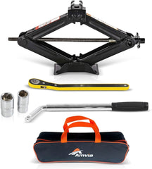 Car Jack Kit | Scissor Jack for Car 3 Ton (6,600 lbs) AH002