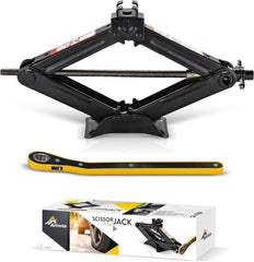Car Jack Kit | Scissor Jack for Car 3 Ton (6,600 lbs) AH002