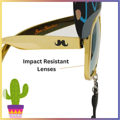 Sun-Staches boys Costume Sunglasses Party Supplies (pack of 1)