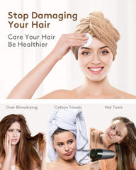 3 Pack Hair Drying Towels