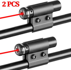 Red Dot Laser Sights Compact Tactical Laser Sight Scope with Barrel Clamp Mount for Rifle Shot Gun 2PACK