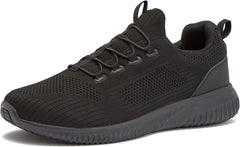 Mesh Slip On Black Non Slip Shoes for Men Water Resistant Mens Work Shoes AL032