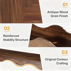 160cm Farmhouse Console Table with Storage, Couch Behind Sofa Table, Long Entryway Sofa Console, Narrow Hallway Stand for Living Room & Entryway