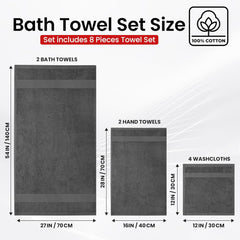 Hotel & Spa Quality Bath Towels for Bathroom