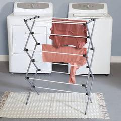 Collapsible Clothes Drying Rack Steel AL203 - Nimall