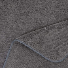 Quick Dry Lint Free Microfiber Hair Drying Salon Towel, 20 x 40 in, 2 Pack (Dark Gray)