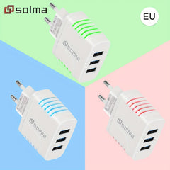 3-Port USB Wall Charger Adapter