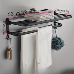 Bathroom Towel Storage Shelf, Towel Storage Rack 50%