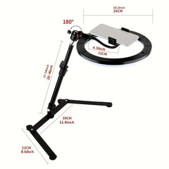 Dimmable LED Ring Light with Phone Holder - Nimall