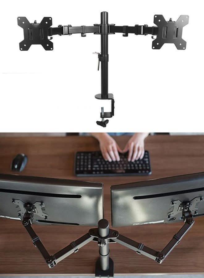 Heavy Duty Double Arm Standing Monitor Stand NO003[KSA STOCK] AL177 - Nimall
