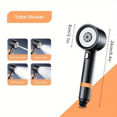 High-Pressure Handheld Shower Head  4 Spray Modes 50%